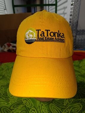 Ta Tonka Real Estate Advisors Embroidered Letters Strapback Hat Cap